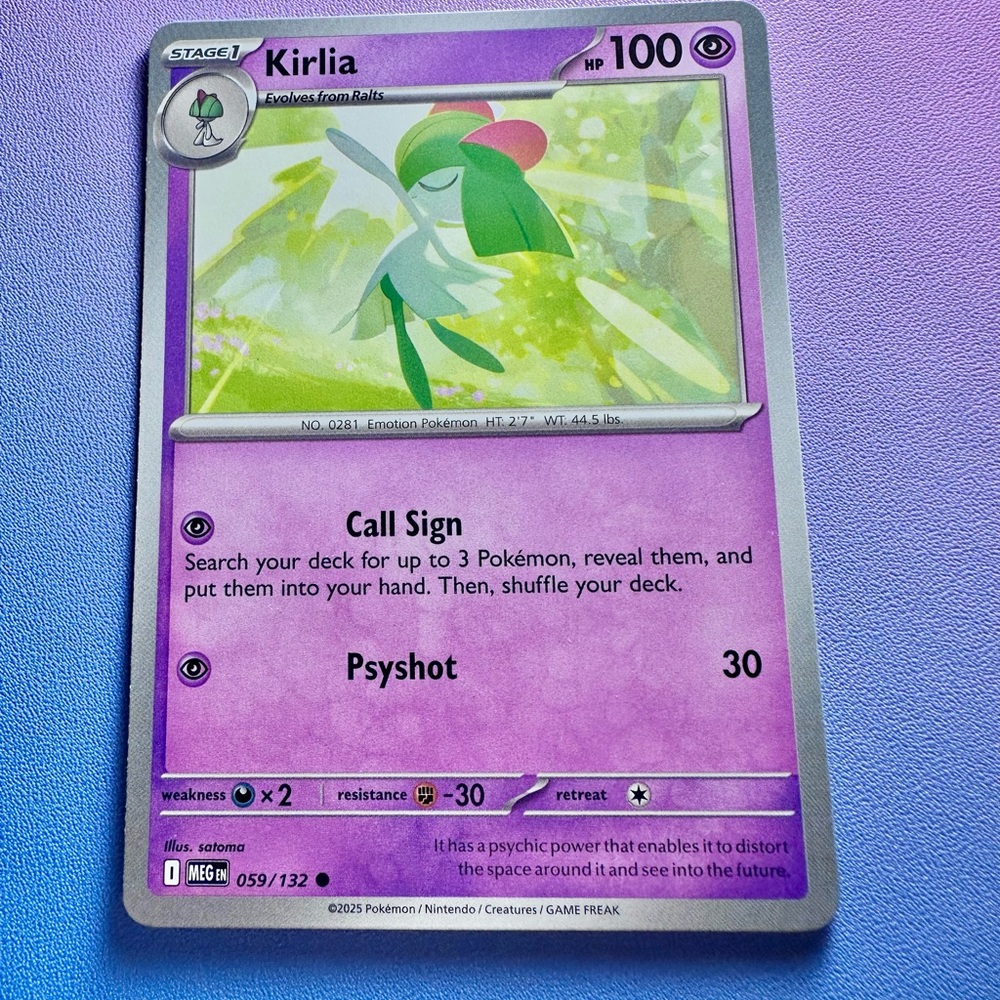 kirlia - 059/132 (common) — pokemon: mega evolutions